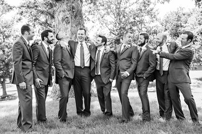 Denver Wedding Photographer Captures Groomsmen