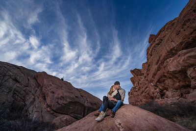 Missy Franklin Engagement Photography at Red Rocks
