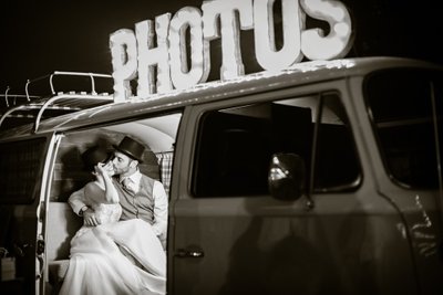 Bride and Groom Photos in a Denver Photography Booth