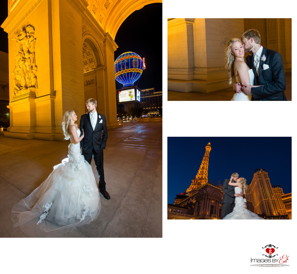 Hilton Lake Las Vegas Resort and Spa Wedding Album-Strip photo Tour by the Paris Resort