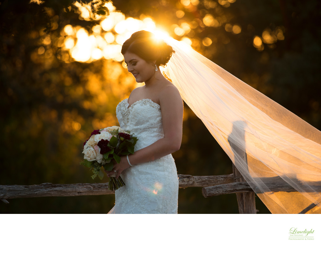 Sunset Bridal Portrait