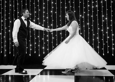 Bride and Groom's first dance at Studios at Fischer
