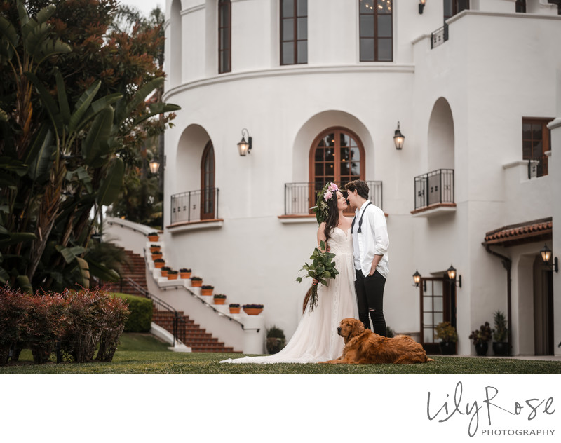 Couple Bacara Santa Barbara Wedding Photographers