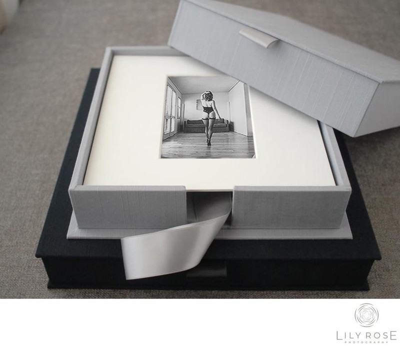 Matted Boudoir Box Matted Boudoir Box