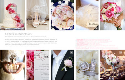 Wedding Day Details in a Photographer's Magazine