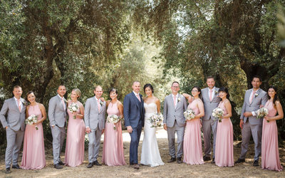 Sonoma Photographers Wedding Kunde Winery Wedding Party