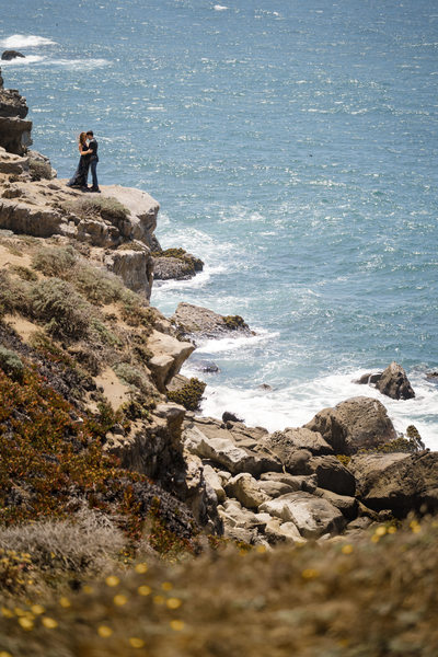 Breathtaking Engagement Couple California Coast