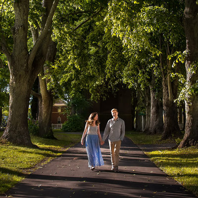 East End Wedding Photography - Outdoor Engagement Photo
