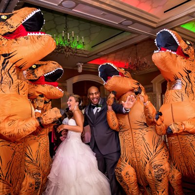 Wedding T-Rex Surprise at The Larkfield East Northport