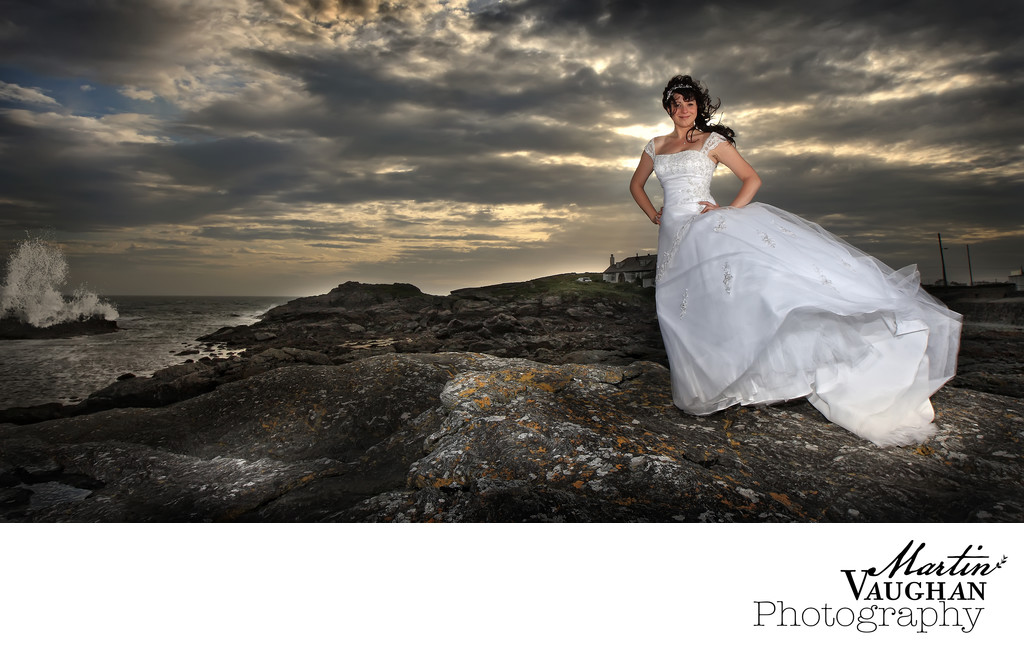 Treaddur Bay wedding photography Anglesey