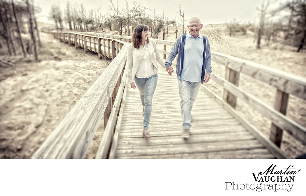 Evocative engagement shoot in Anglesey 