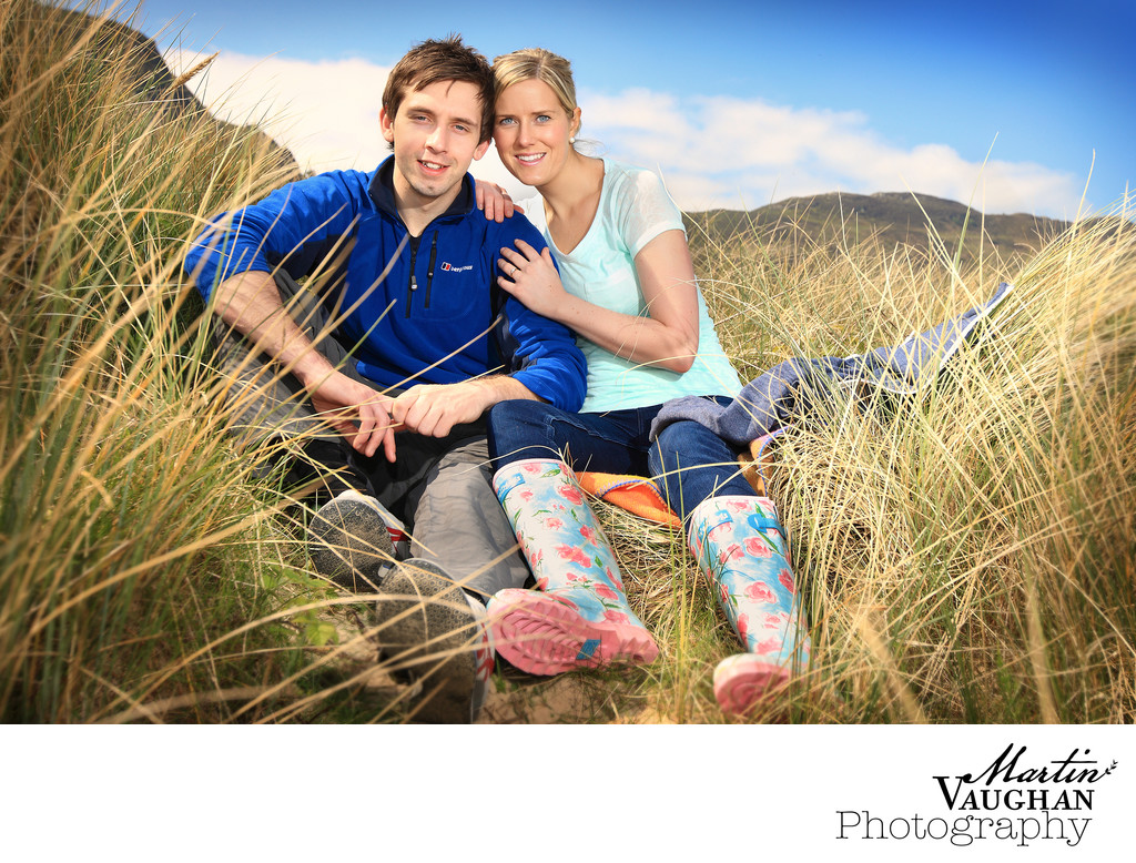 Conwy engagement shoot by Martin Vaughan Photography