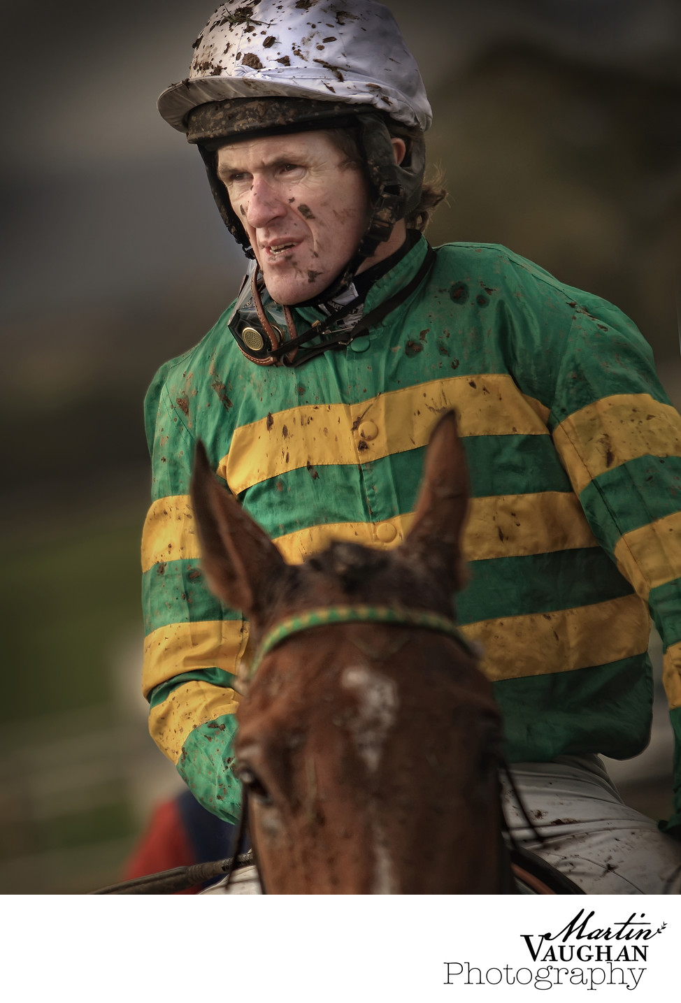 Photographs of A P McCoy at Bangor on Dee