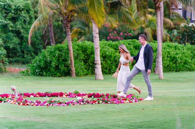 Heather sees the proposal heart Half Moon Jamaica Heather sees the proposal heart Half Moon Jamaica