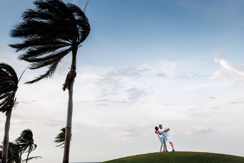 Heather David embrace Rose Hall hilltop Jamaica Heather David embrace Rose Hall hilltop Jamaica