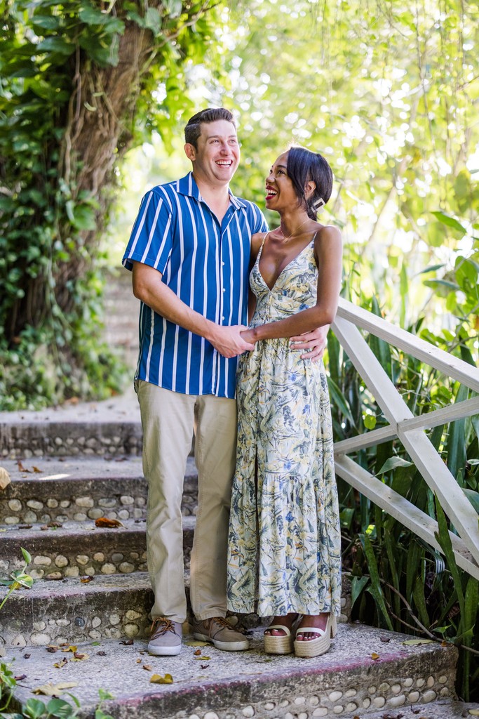 Crystal Barrett laughing Round Hill steps Jamaica Crystal Barrett laughing Round Hill steps Jamaica