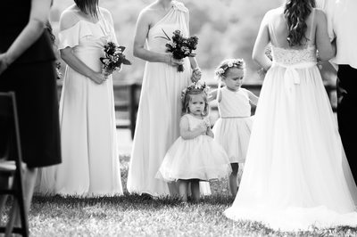 Flower Girls at Wedding