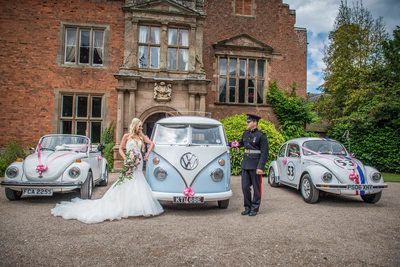 Grafton Manor with VW Campvan & Beetles