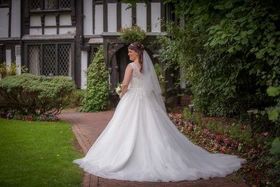 Bride photographed at Nailcote Hall