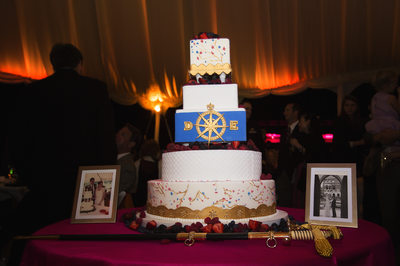 Custom Cake for Asheville Wedding