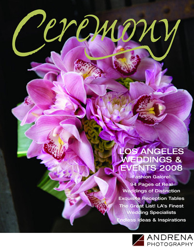 Purple Bouquets Los Angeles Wedding Photographer