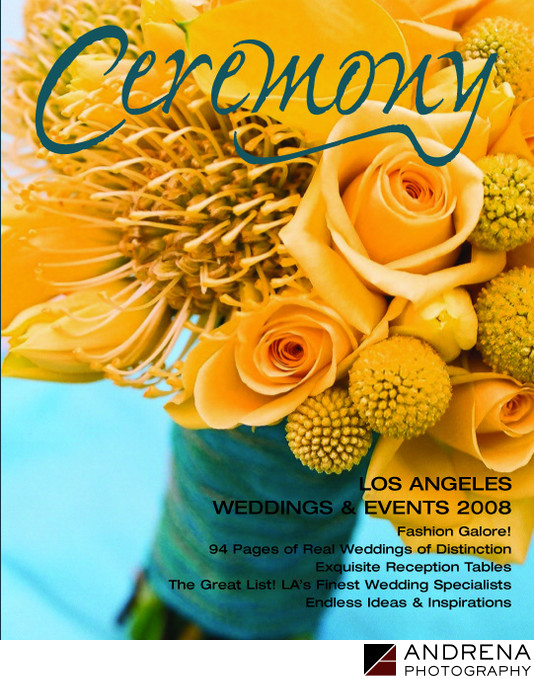 Yellow Bouquet Ceremony Magazine