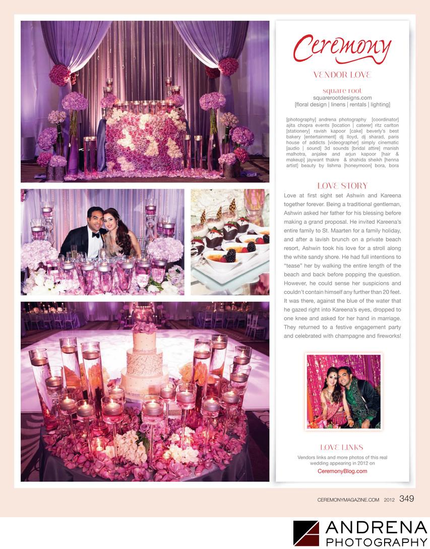 Ceremony Magazine Ritz Reception
