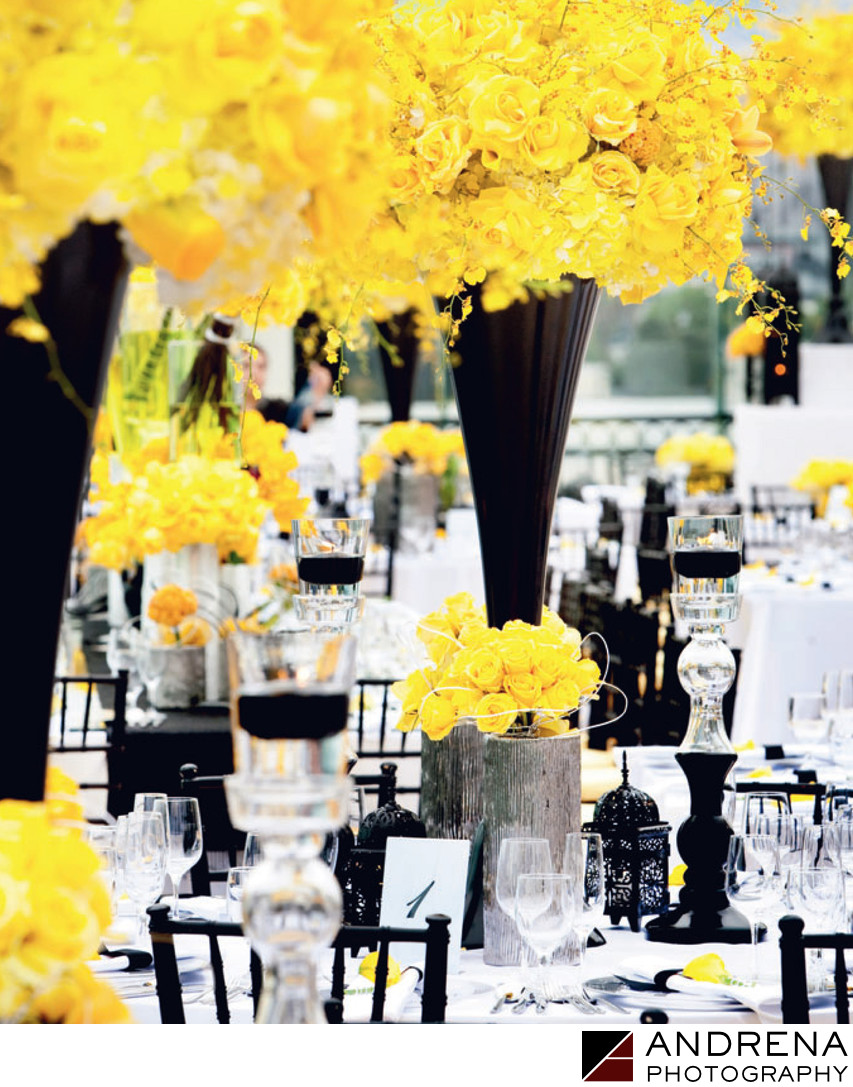 Yellow Wedding Flowers Square Root