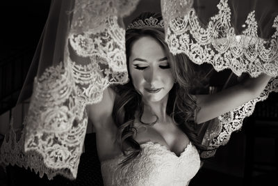 Beautiful Bridal Veil Polish Catholic Wedding Photographer