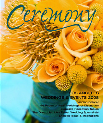 Yellow Bouquet Ceremony Magazine