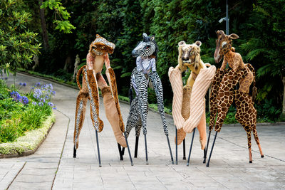 Los Angeles Event Photographers Animal Stilts Walkers