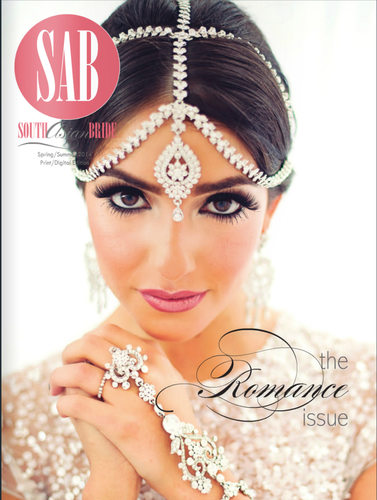 South Asian Bride Magazine Cover Wedding Romance Issue