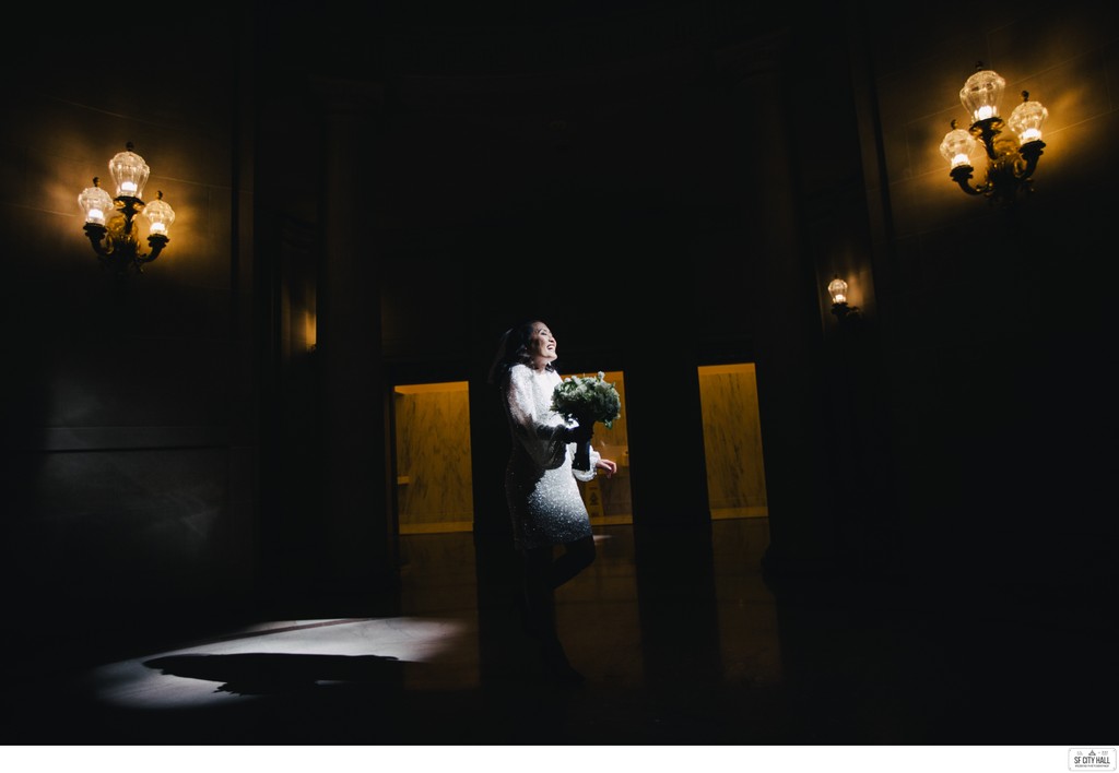 Bride in the Dark at SF City Hall