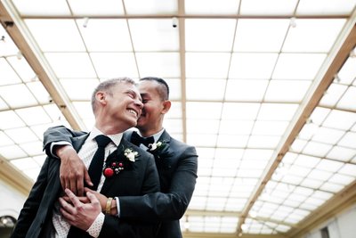 Two Grooms at SF City Hall 2