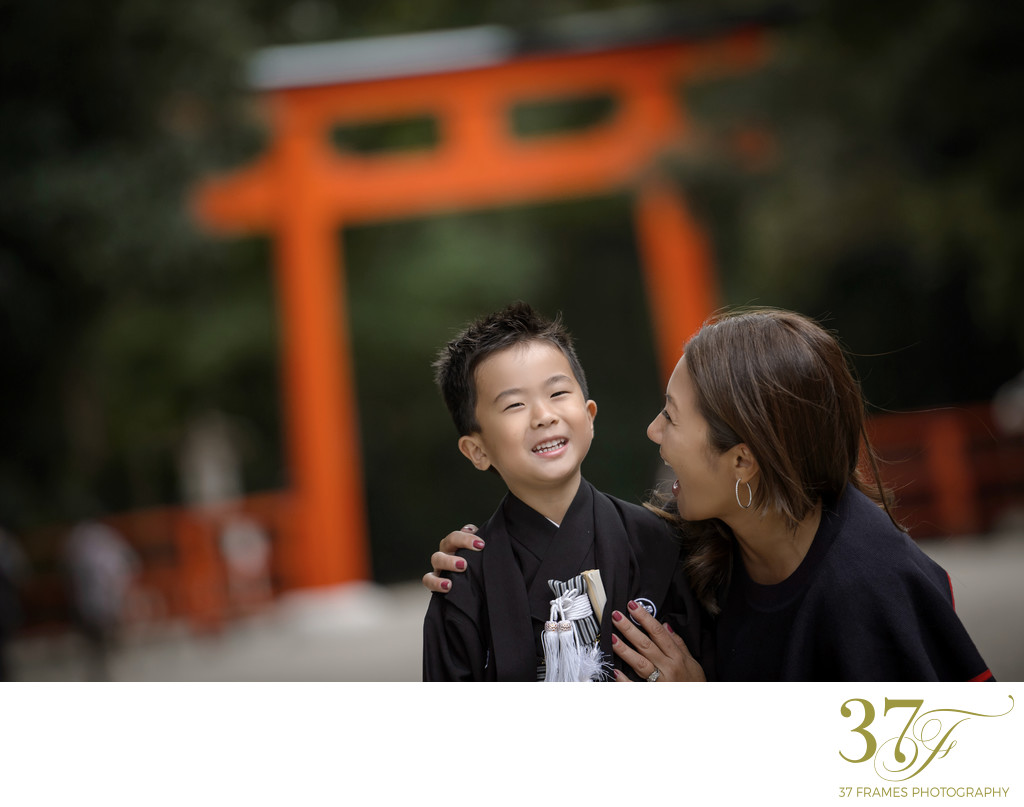 Mother and Son | Shichi Go San in Kyoto