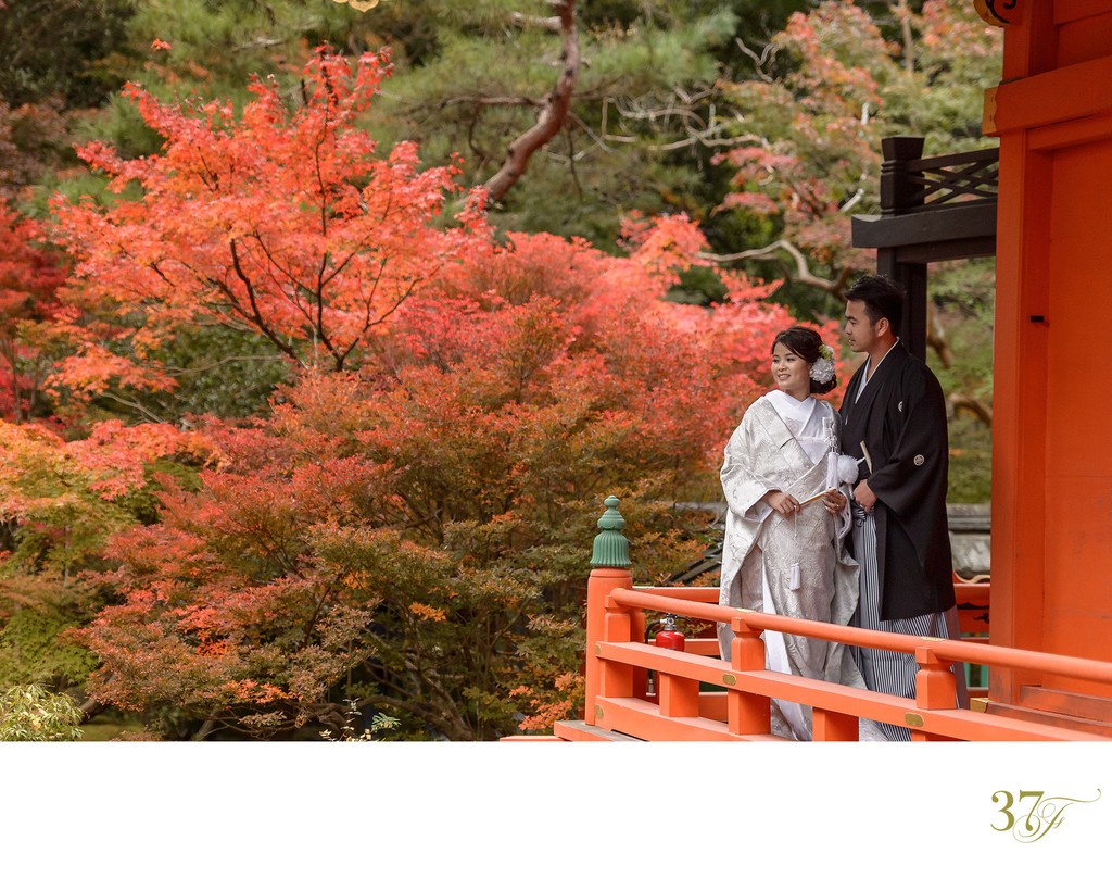 Elopement packages available for Kyoto