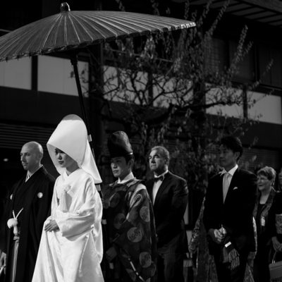 Traditional Japanese Wedding at Shinjuku Kumano Shrine