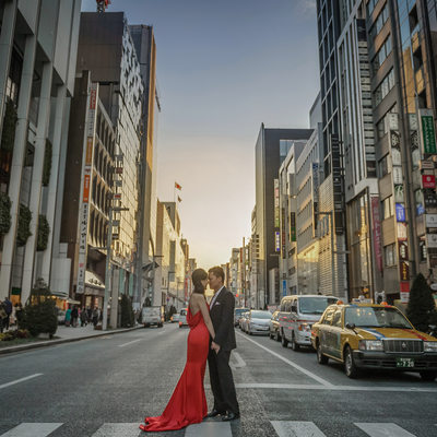 Engagement Photos in Ginza