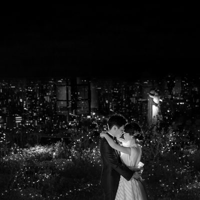 Tokyo Night Wedding Photos | Andaz Toranamon Hills
