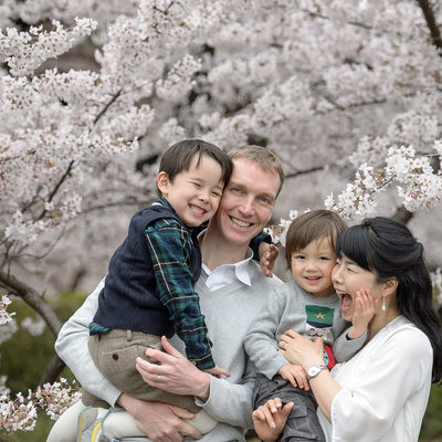 Cherry Blossom Family Photo Packages