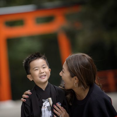 Mother and Son | Shichi Go San in Kyoto