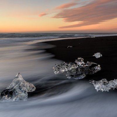 Diamond Beach in Iceland | Sunrise