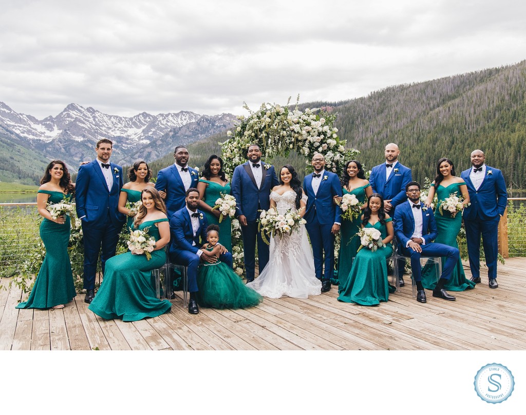 Piney Ranch Wedding Party