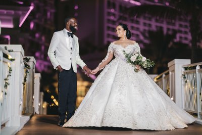 Bahamar Wedding Night Photos