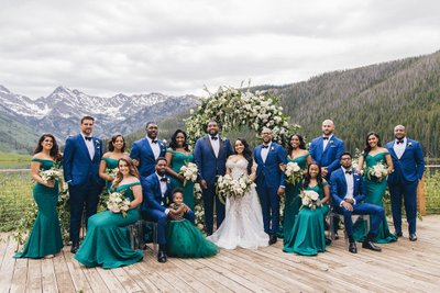 Piney Ranch Wedding Party
