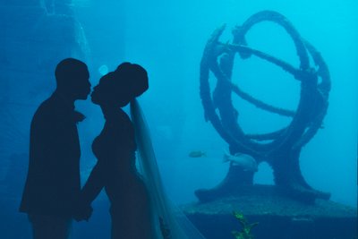 Atlantis Bahamas Aquarium Wedding