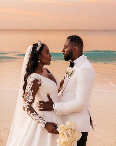 Bahamas Sunset Wedding