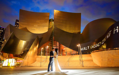Walt Disney Concert Hall Los Angeles Wedding 