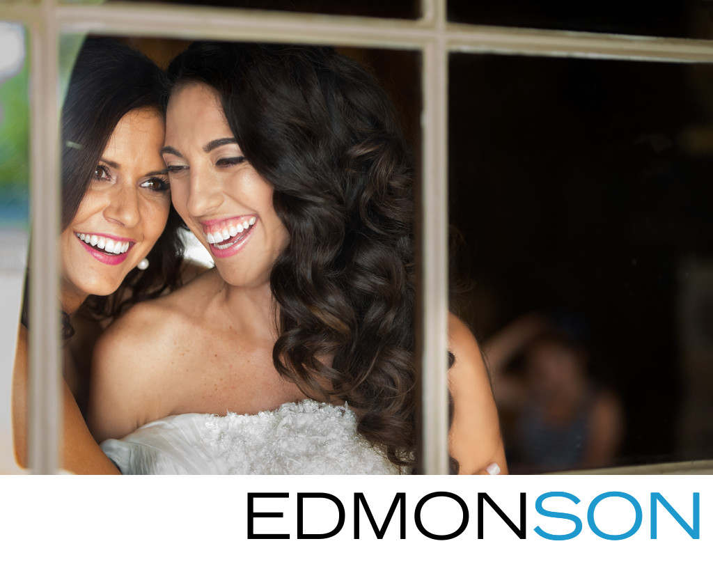 Maid Of Honor Cracks Up With Bride Before Wedding