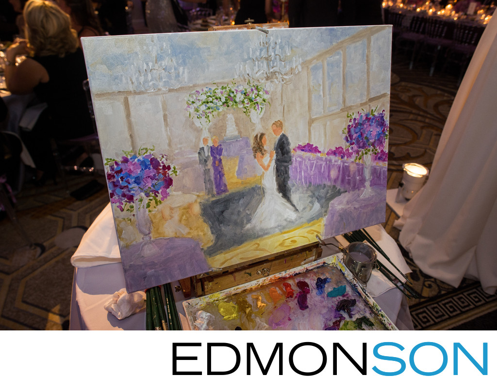 Live Event Painting By Susan Moss